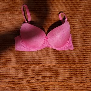 Pink push up bra, size 36B